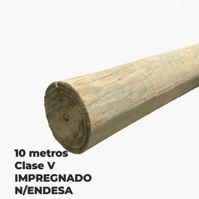 POSTE 10,00 MT. CLASE V IMP. N/ENDESA