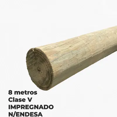 POSTE 8,00 MT. CLASE V IMP. NORMA ENDESA